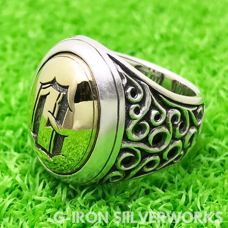 【最終値下】三つ巴　八角リング　G-IRON SILVERWORKS　和柄 最終値下】三つ巴 八角リング G-IRON SILVERWORKS 和柄 - メルカリ