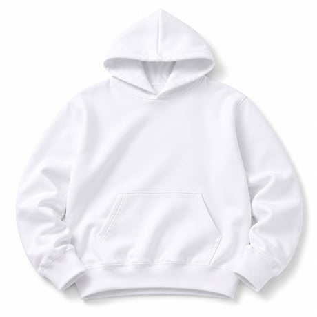 " BLANK " HOODIE WHITE