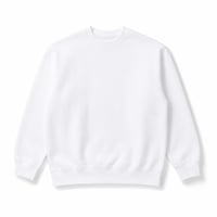 " BLANK " CREW NECK SWEAT WHITE
