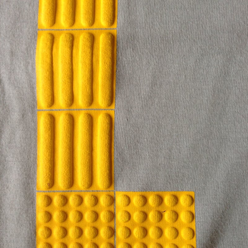 点字ブロック（グレー） | ちくわぶ