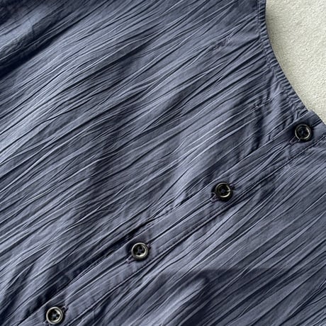 巾着ポケット ワンピース Drawstring Pocket Dress / Grey