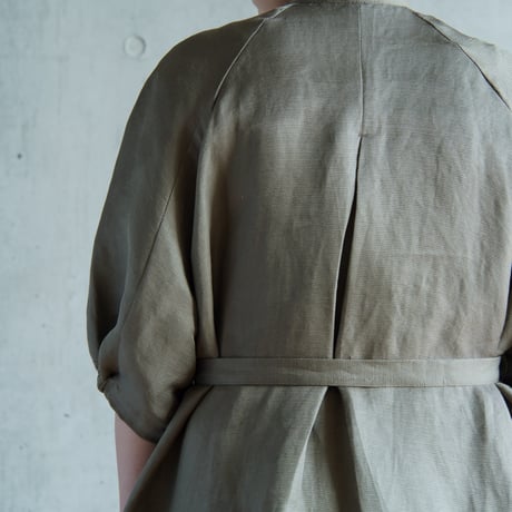 Front Tuck Shirt  OP  / Khaki /Black