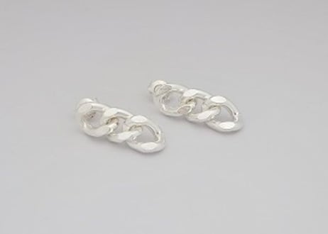 シルバー９２５ ３チェーンピアス
