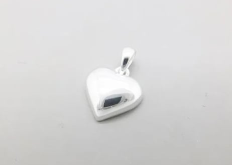 シルバー925　ハート ペンダントトップ