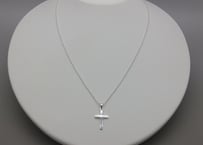 シルバー925 クロスＳペンダント