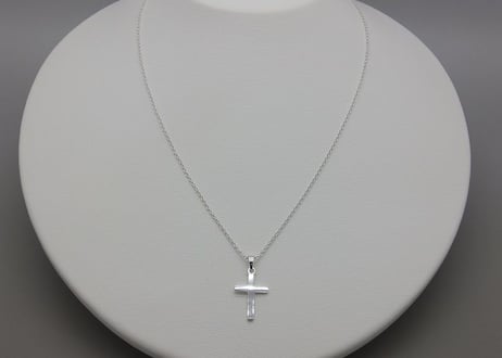 シルバー925 クロスＳペンダント