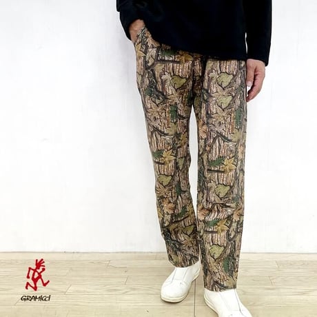 GRAMICCI グラミチ CANVAS EASY CLIMBING PANT キャンバスイージークライミングパンツ G3FM-P020 (LEAF CAMO) 2023秋冬 新入荷