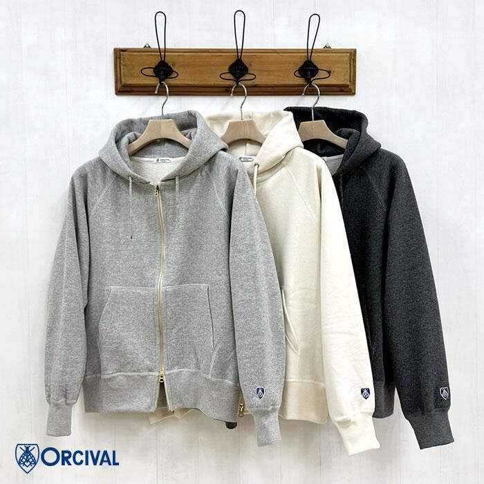 ORCIVAL オーシバル メンズ レディース フレンチテリージップ