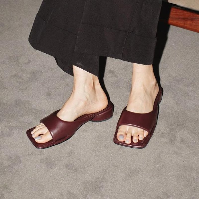 todayful Square Padded Sandals - 靴