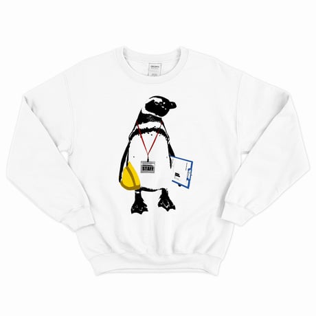 [スウェット] STAFF Penguin / white
