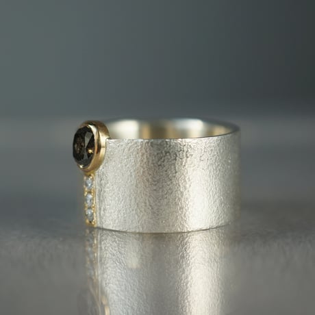 SVxK18 Black Diamond Ring