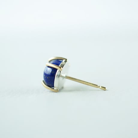 Lapis lazuli earring/Cabochon  ＊Single