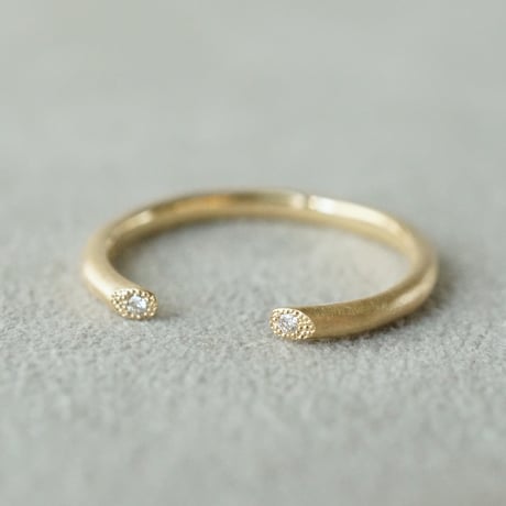 K18 Twig Ring/Fork *