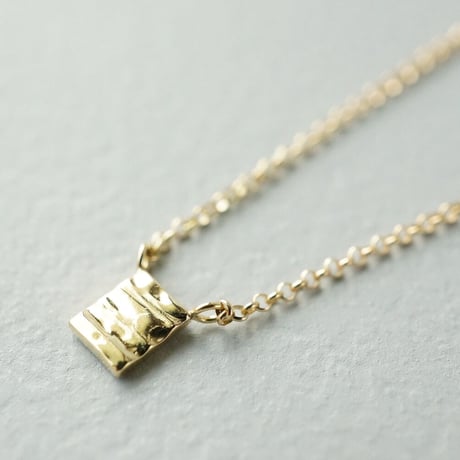 K18 Plate Necklace *
