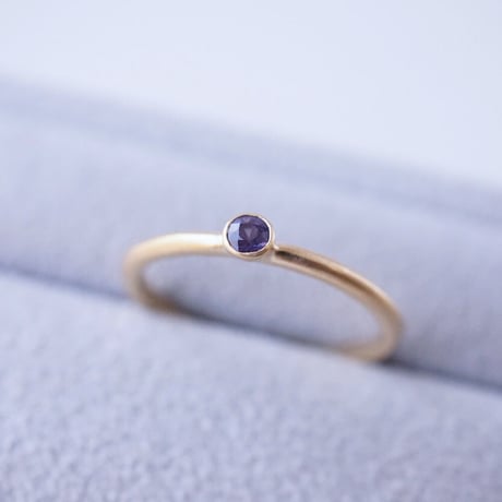 Sapphire Ring/Round/Violet *