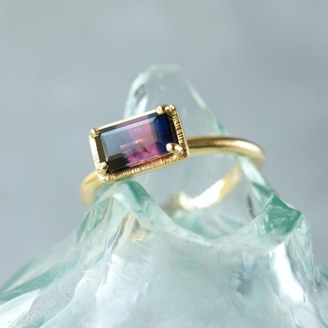 Sapphire Ring/Bicolor/PinkxBlack