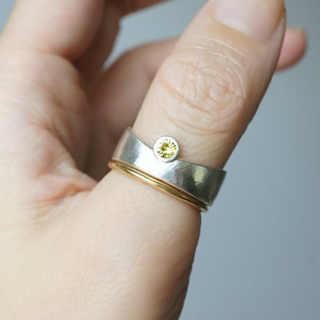 Ridge Ring Canary Tourmaline
