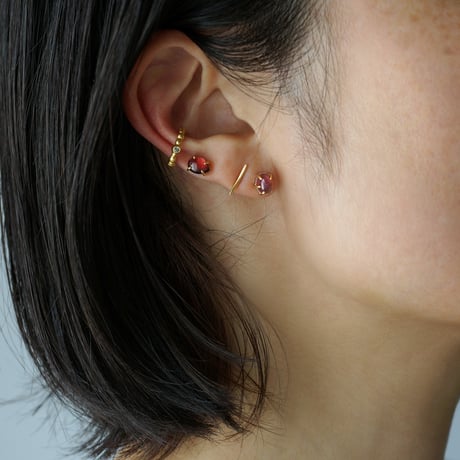 Pink Tourmaline Earring ＊Single