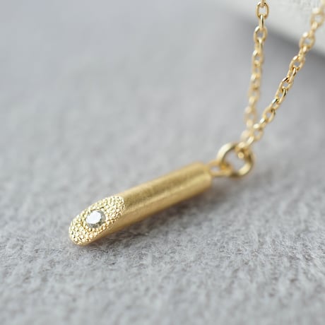 K18 Twig Necklace/Diamond