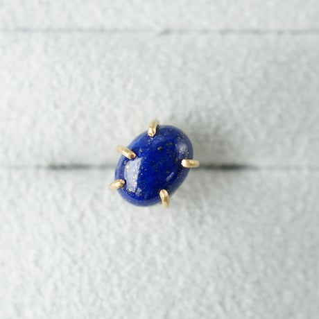 Lapis lazuli earring/Cabochon  ＊Single