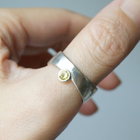 Ridge Ring Canary Tourmaline