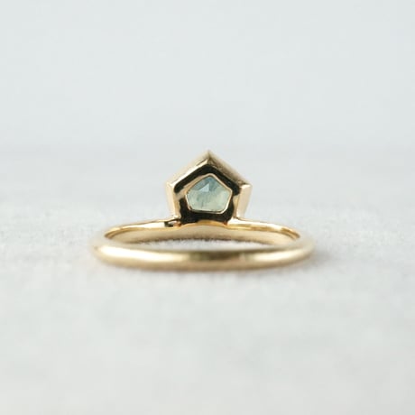 Sapphire Ring/Pentagon/Green