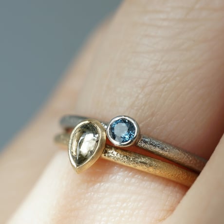 Pt900 Sapphire Ring/Round *