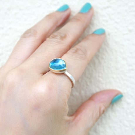 Blue Topaz Ring