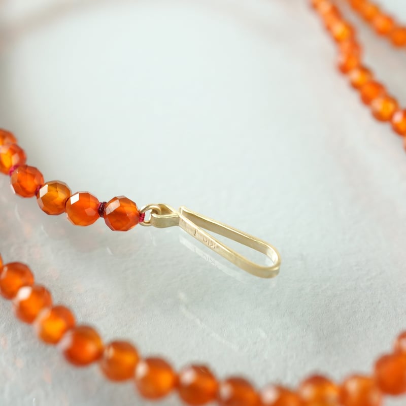 Carnelian Necklace / K10 | jardim by Marina Ishii