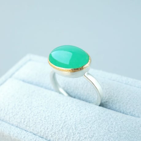 Chrysoprase ring