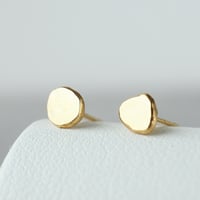 K18 Flat Earrings *
