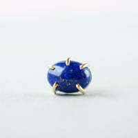 Lapis lazuli earring/Cabochon  ＊Single