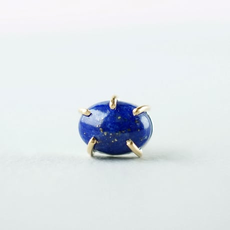 Lapis lazuli earring/Cabochon  ＊Single