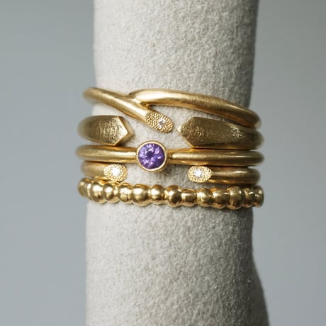 K18 Twig Ring/Fork *