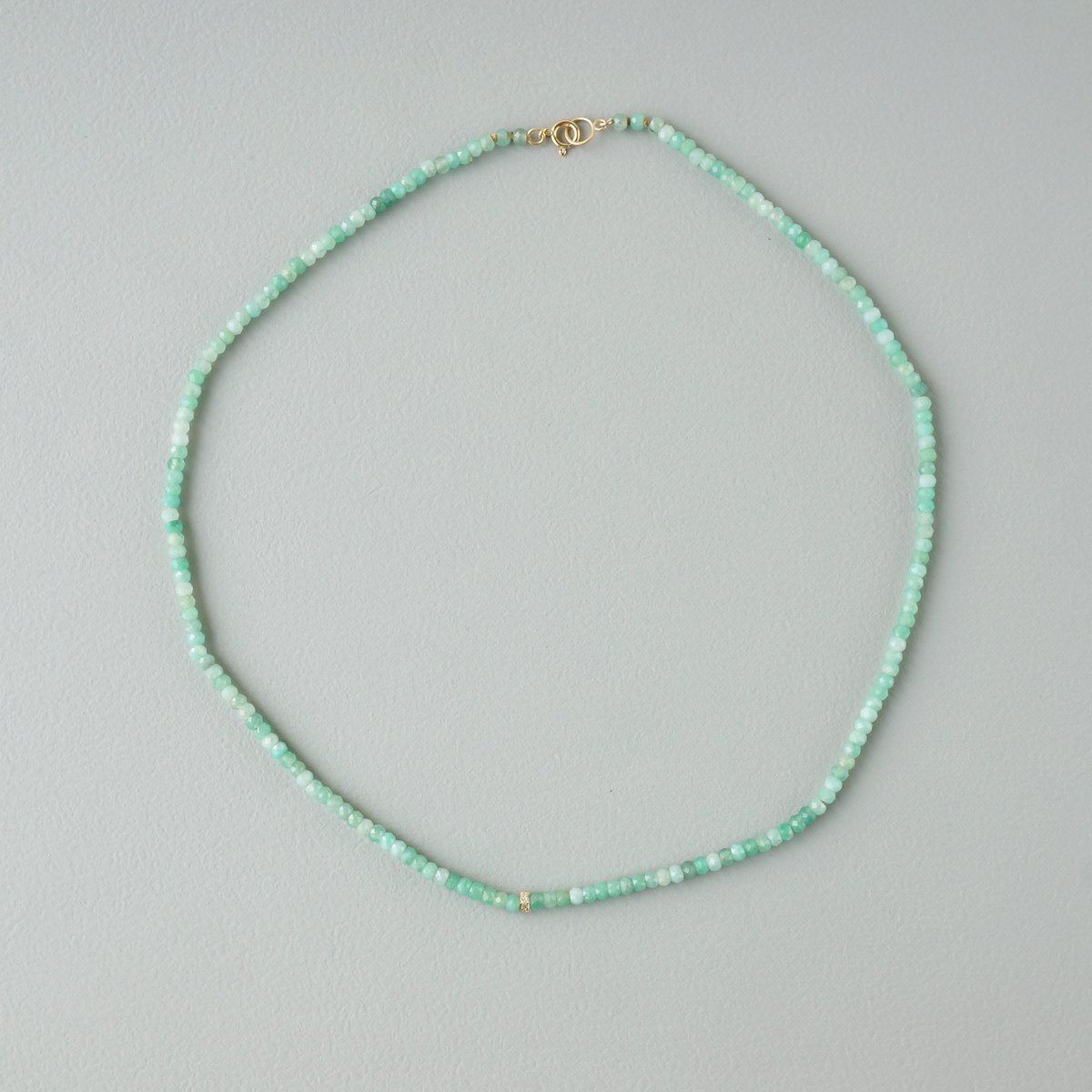 Emerald Necklace / K18 | jardim by Marina Ishii