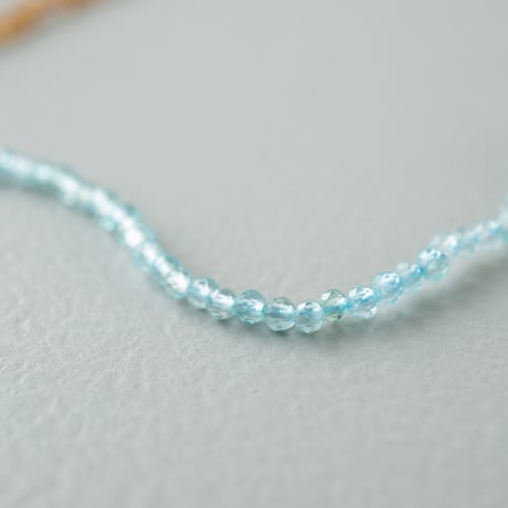 Hessonite x Apatite Necklace / K10