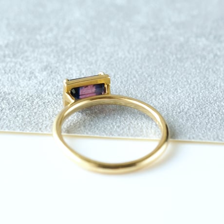 Sapphire Ring/Bicolor/PinkxBlack