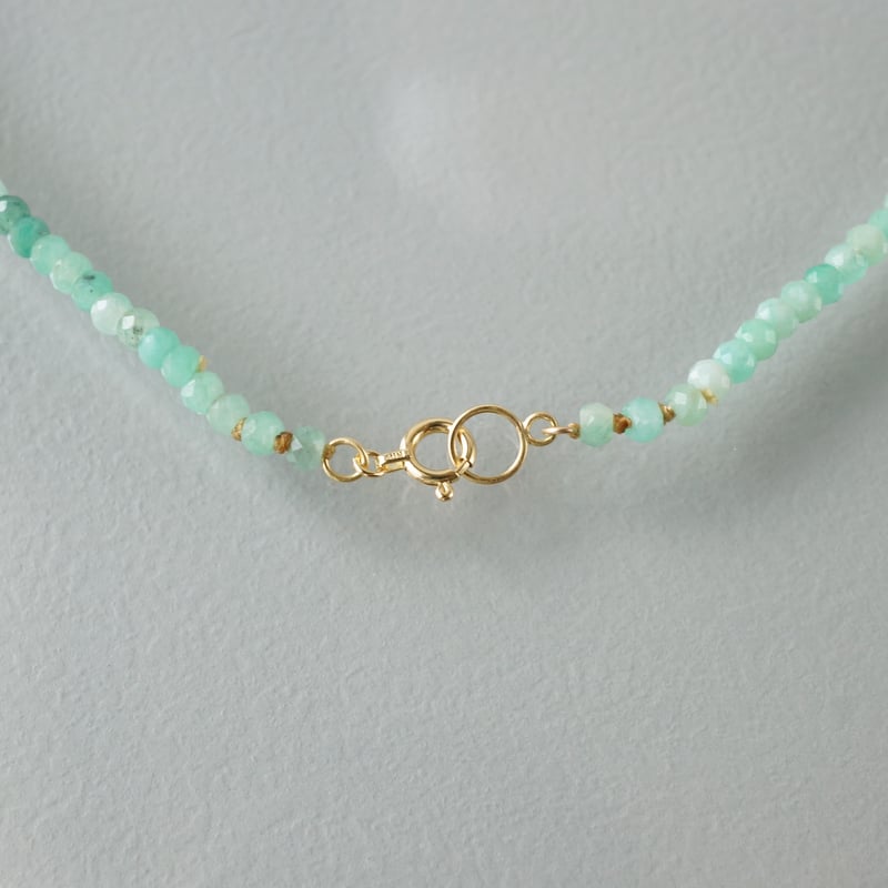 Emerald Necklace / K18 | jardim by Marina Ishii