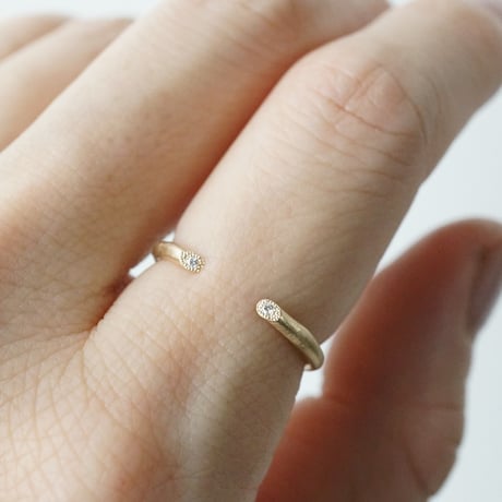 K18 Twig Ring/Fork *