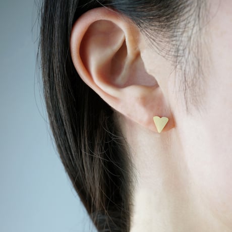 K18 Heart Earring ＊Single *