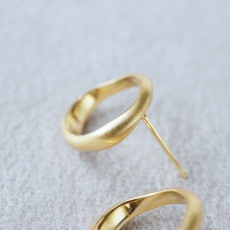 K18 Moon Halo Earrings/Small *