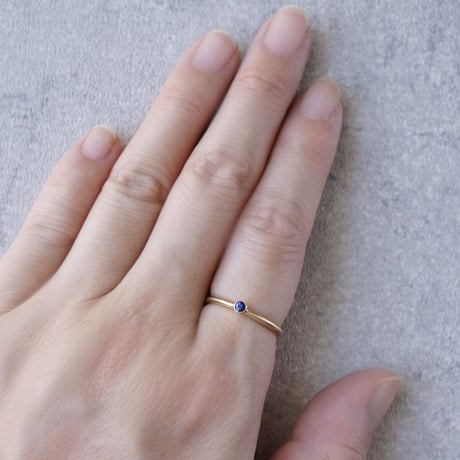 Sapphire Ring/Round/Blue *