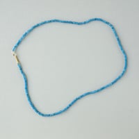 Neon Blue Apatite Necklace / K10