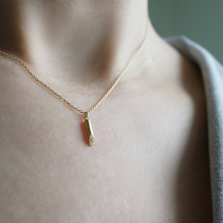 K18 Twig Necklace/Diamond