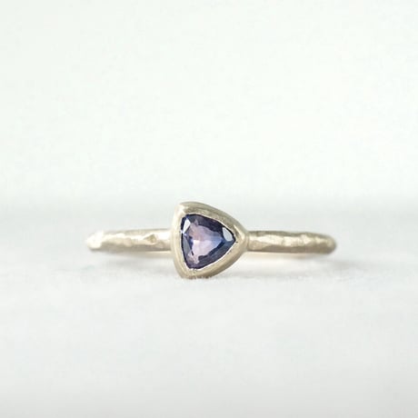 Sapphire Ring/Triangle/Violet