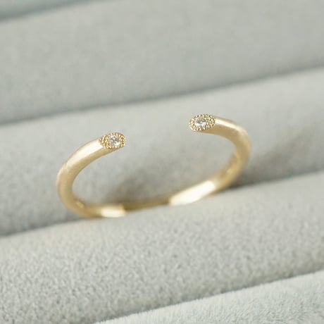 K18 Twig Ring/Fork *