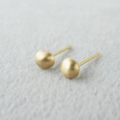 K18 Tsubu Earrings/Hairline *