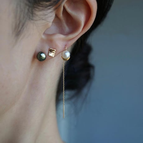Freshwater Pearl Earrings/Chain/Crescent ■イヤリング対応あり■