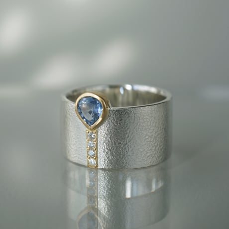 SVxK18 Sapphire Ring/Drop/Blue