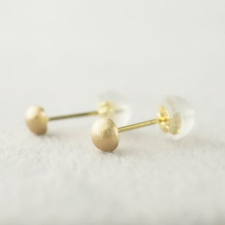 K18 Tsubu Earrings/Hairline *